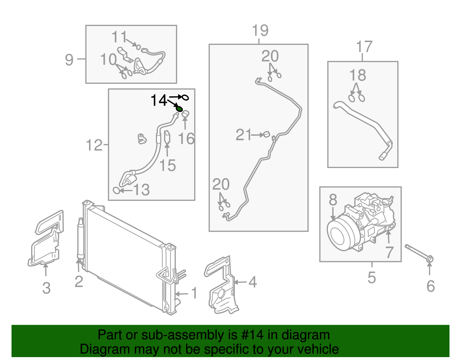 Front Suction Hose Rear Seal - Nissan (92473-N8221)
