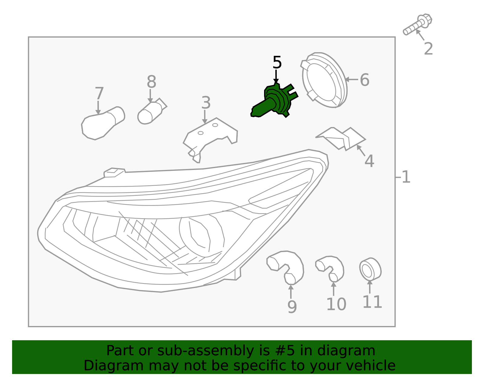 光 1864760559 Genuine Kia Bulb-Halogen