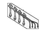 224405U000 - : Plug Wire Set for Nissan: Sentra Image