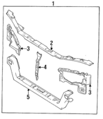 MB959305 - : Center Support for Mitsubishi: Eclipse Image