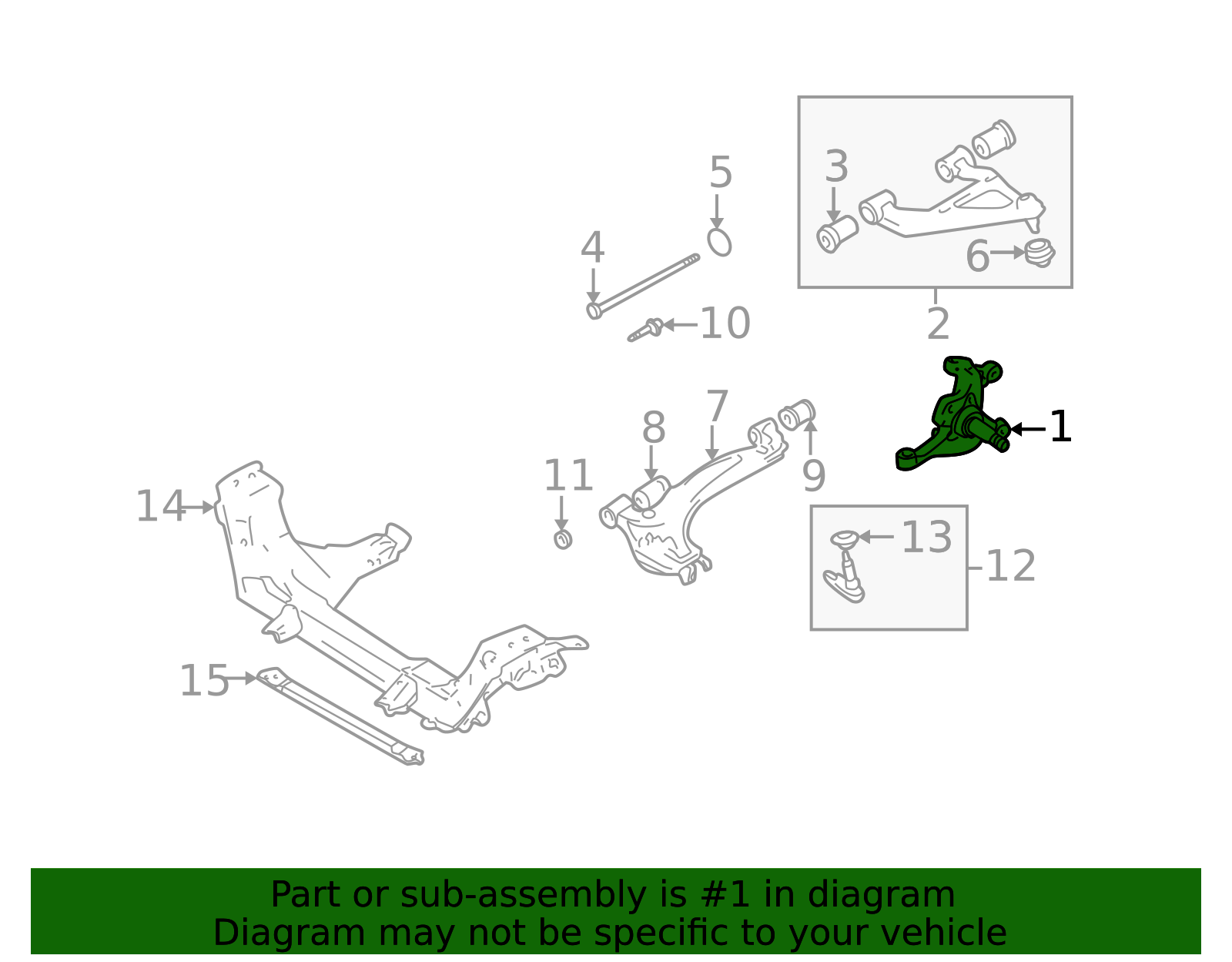 N115-33-021 - Steering Knuckle - 1999-2005 Mazda Miata | Mazda Swag