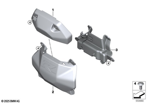 Motorcycle Trim Section, Windshield for 2026 BMW-Motorrad R 1300 R #7