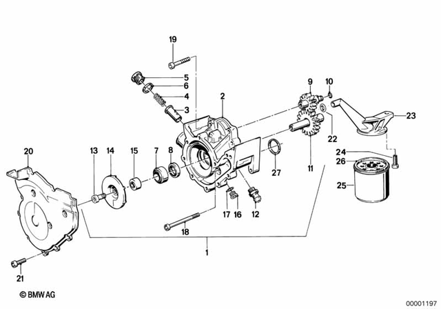 11421460845 - : Oil Filter for BMW-Motorrad Image
