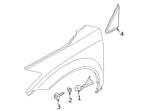 Exterior Trim - Fender for 2006 Nissan Murano #0