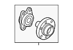 4K0407621B - Driveline &amp; Axles: Wheel Bearing And Hub Assembly for Audi Image