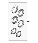 4M0615507 - Brakes: Caliper Seal Kit for Audi Image