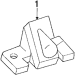 5975981 - Electrical: License Lamp for Chevrolet: Lumina APV | Oldsmobile: Silhouette | Pontiac: Trans Sport Image