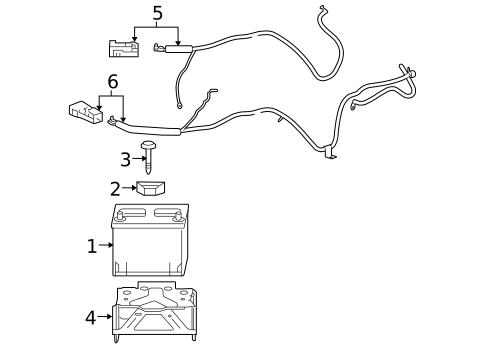 Battery & Related Components for 2007 Pontiac Solstice #0