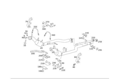Exhaust System Used on Twelve-Cylinder Gasoline Vehicles for 2012 Mercedes-Benz S400 #0