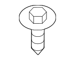 7149126886 - Body: Fender Liner Bolt for BMW Image