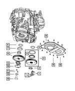 4800585AA - 62TE; 6-Speed; Automatic Transaxle: Transfer Shaft Bearing Spacer for Mopar Image