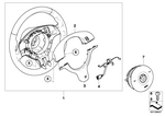 32347833936 - : Cover Cap, Sports Steering Wheel for BMW Image