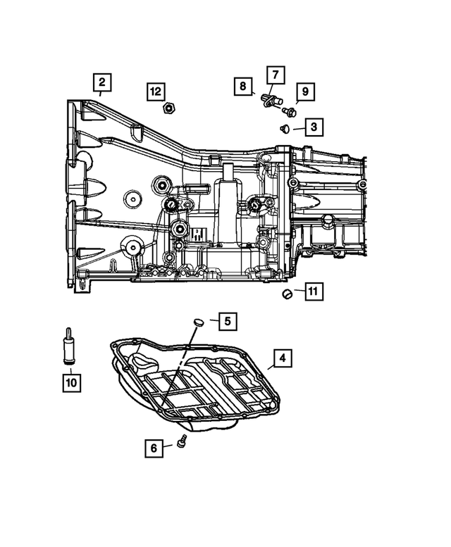 « 5101881AA – Automatic Transaxle 4 Speed : Transmission Carter pour Mopar Image »