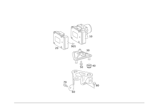 2214319212 - Brakes: Hydraulic Unit for Mercedes-Benz Image image