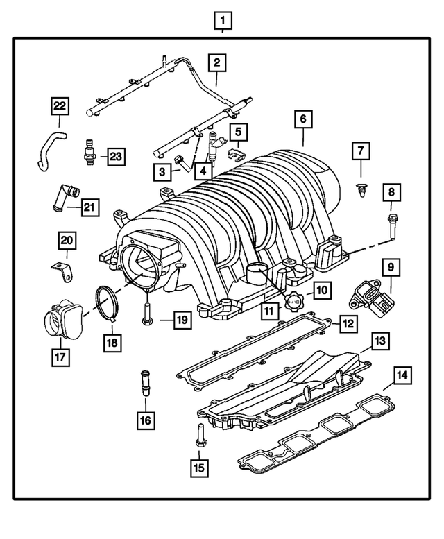 5037510AK - : Intake Manifold for Mopar Image