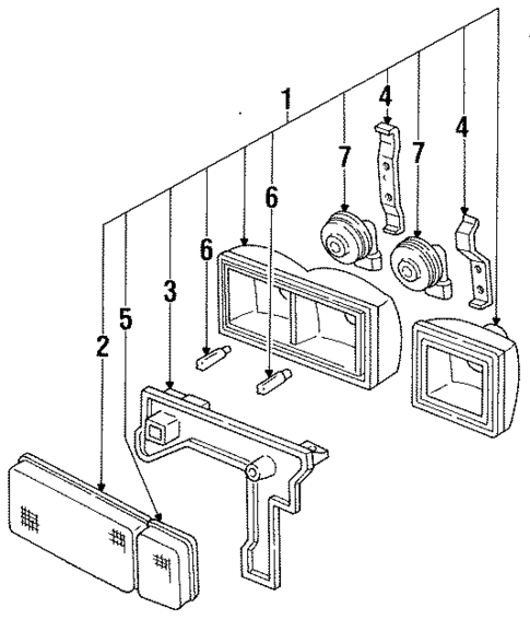 Bulbs - Chassis for 1993 Cadillac Seville #0