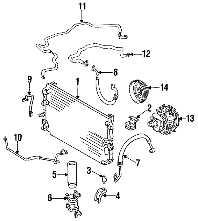 8870720010 - : AC Line for Toyota Image