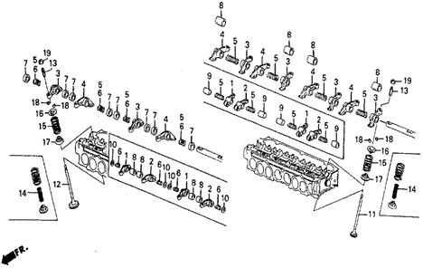 Valve - Rocker Arm for 1985 Honda Civic #0