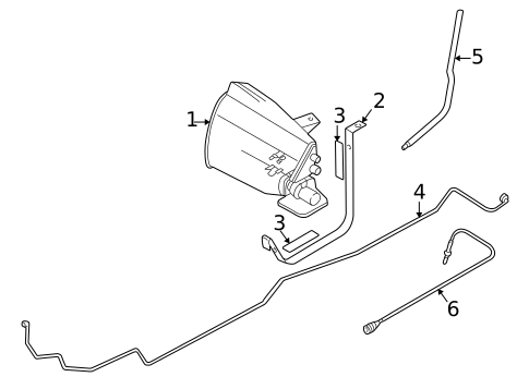 Emission Components for 2001 BMW Z3 #0