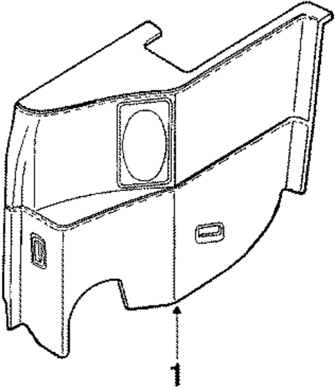 Quarter Panel Trim for 1985 Pontiac J2000 Sunbird #2