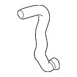 1635014282 - Cooling System: Upper Hose for Mercedes-Benz Image