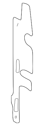 1635050330 - Cooling System: Air Baffle for Mercedes-Benz Image