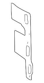1635050230 - Cooling System: Air Baffle for Mercedes-Benz Image