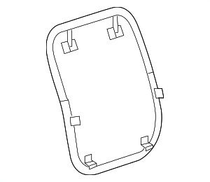 22925424 - : Part# 22925424 Urban Front Seat Back Finish Panel for Chevrolet: Volt Image
