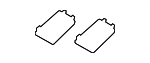 81391WB001 - Electrical: Map Light Lens for Toyota Image