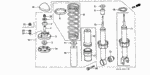 52610SH3C24 - : Shock Absorber Assembly, Rear for Honda Image