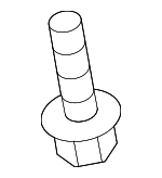 LR038560 - Suspension: Stabilizer Bar Bolt for Land Rover: Defender 110, Defender 130, Defender 90, Discovery, Range Rover, Range Rover Sport Image