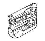 DE9Z7423942AA - Body: Door Trim Panel for Lincoln: MKT Image
