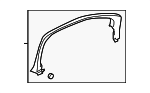 AE9Z7451752AA - Body: Upper Molding for Lincoln: MKT Image