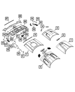 6100296 - Body Sheet Metal Except Doors: Hex Head Bolt And Coned Washer for Mopar Image
