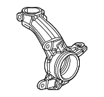 51210T60J00 - Steering: Steering Knuckle for Honda Image