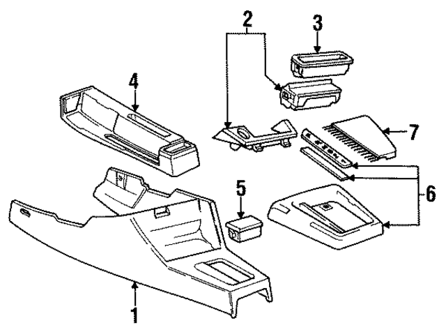51161934996 - Body: Shift Panel for BMW Image