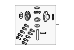 68393984AA - Driveline &amp; Axles: Differential Carrier Gear Kit for Mopar Image