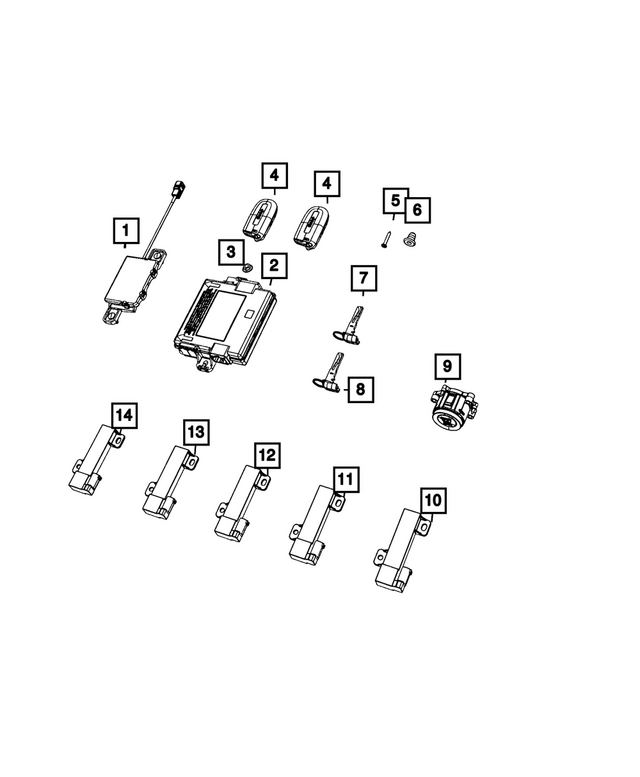 68551055AC - Electrical: Hub Receiver for Mopar Image image