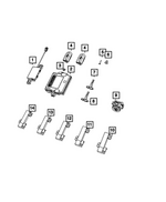 68551055AC - Electrical: Hub Receiver for Jeep: Compass Image