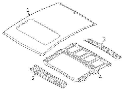 Roof & Components for 2024 Kia Forte #1