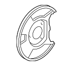 43253S5A950 - Brakes: Brake Dust Shield for Honda: Civic Image