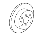 42510S5AA00 - Brakes: Rotor for Honda: Civic Image