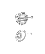 68293170AJ - : Fuel Fill Door for Jeep: Wrangler Image