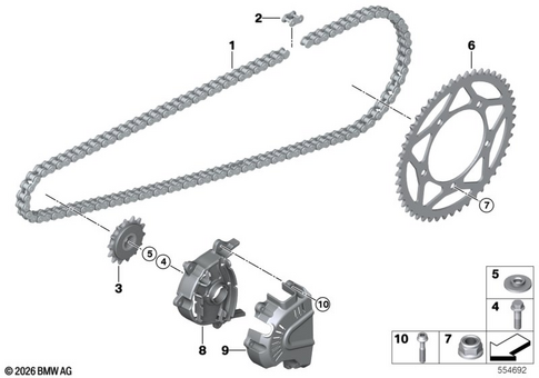 Torque-Transfer Mechanism, Motorcycle for 2026 BMW-Motorrad F 450 GS #0