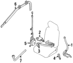 8689465E00 - : Lap Belt for Nissan: Stanza Image