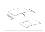 2106500001 - Roof: Roof Frame for Mercedes-Benz Image