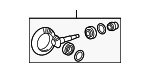 4120180604 - Front Drive Axle: Ring &amp; Pinion for Toyota: Sequoia, Tundra Image