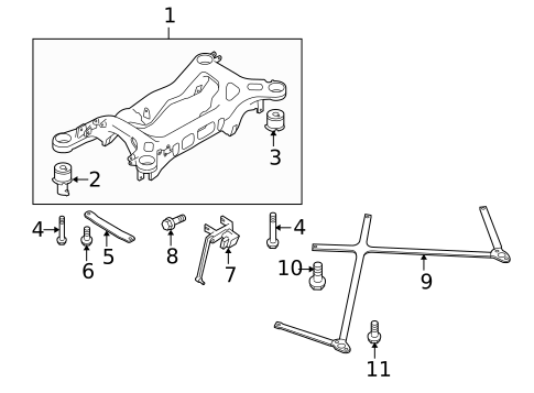 Suspension Mounting for 2012 Porsche Panamera #0