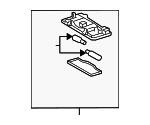 81250AC030A0 - Body: Dome Lamp Assembly for Toyota Image