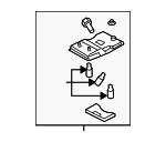 63650AC032B1 - : Map Lamp Assembly for Toyota Image
